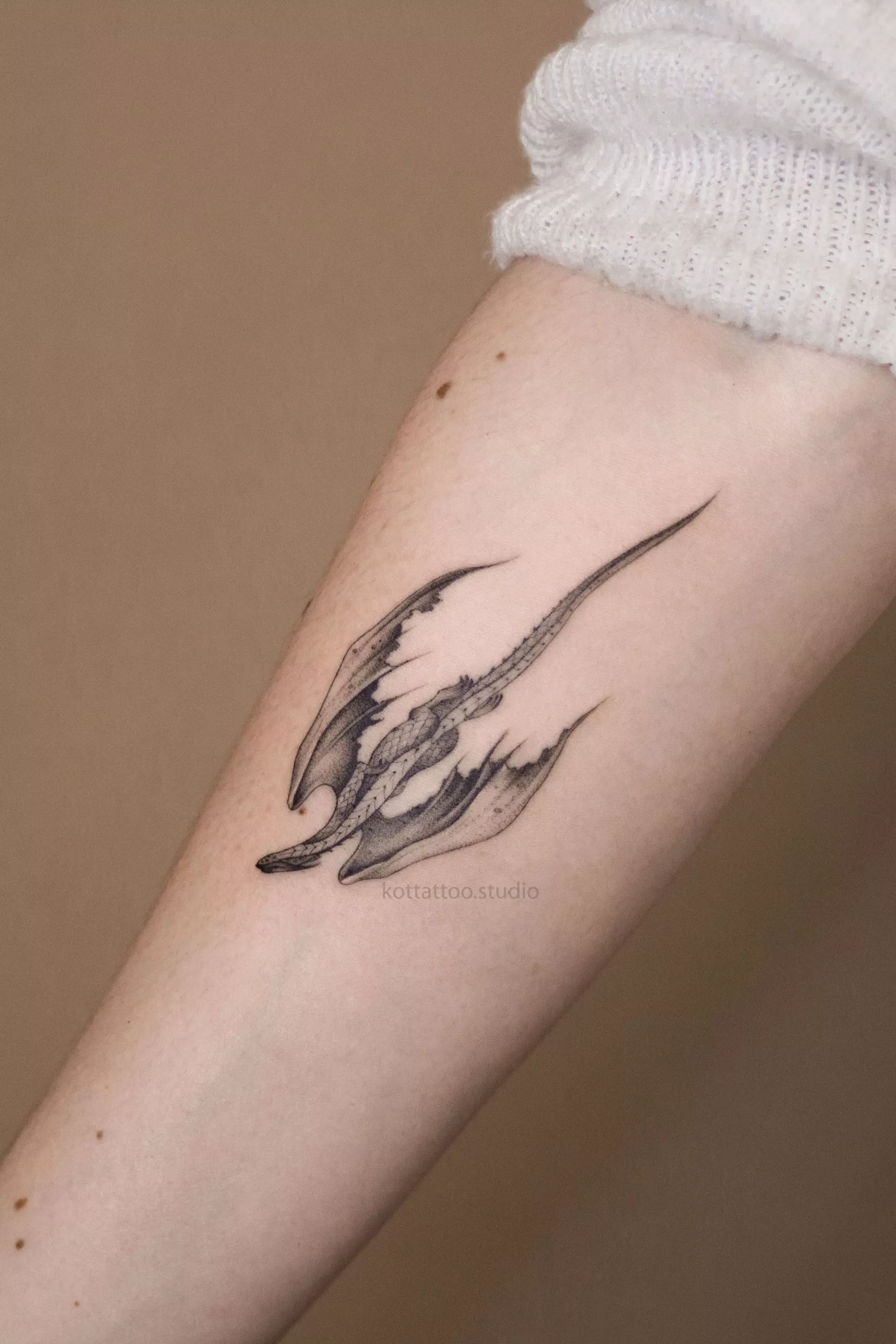 Tatto Dragon 12 Scaled